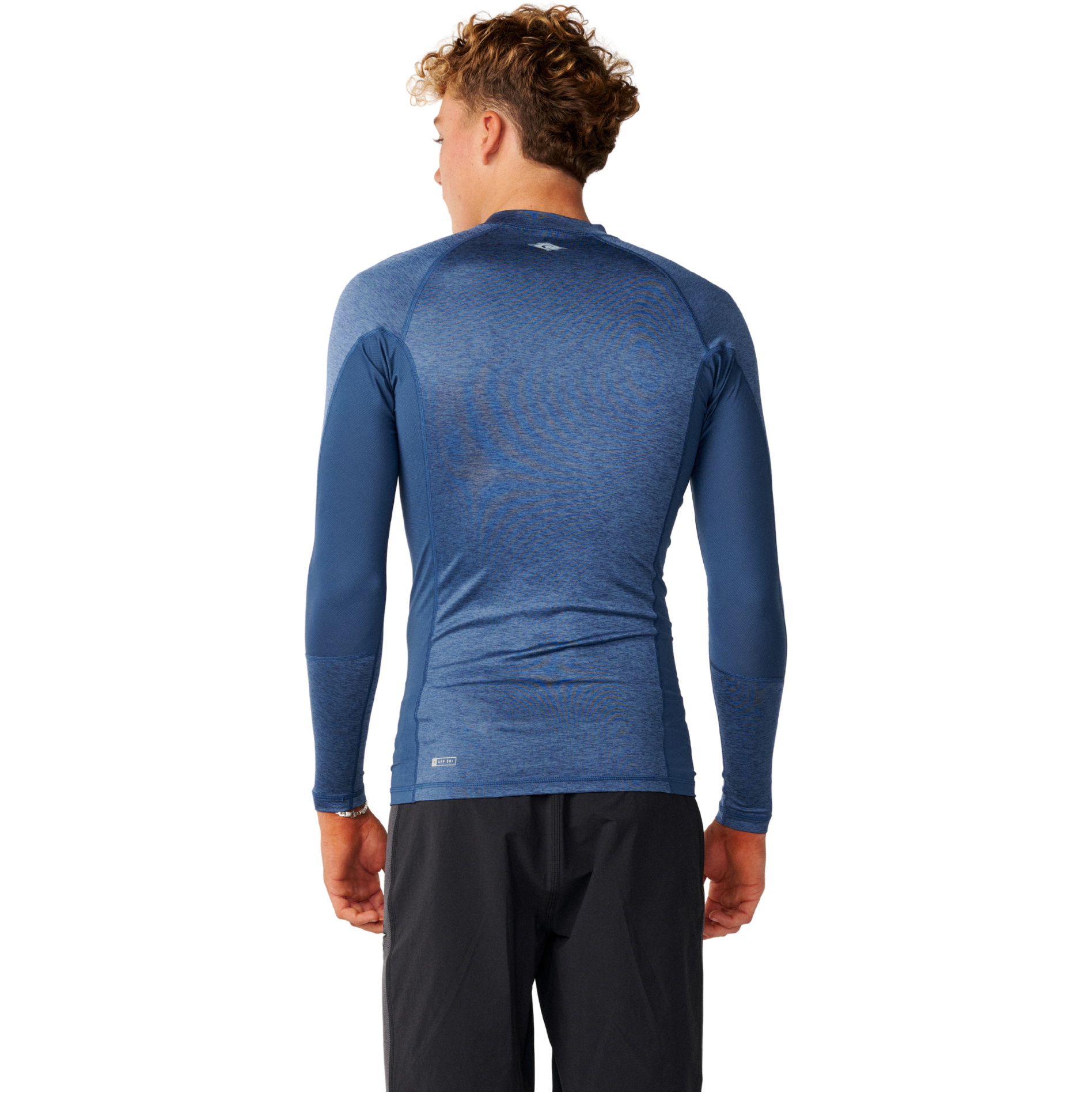 2026 Rip Curl Mens Dawn Patrol UPF Perf Long Sleeve Rash Vest 194MRV - Light Navy Marle